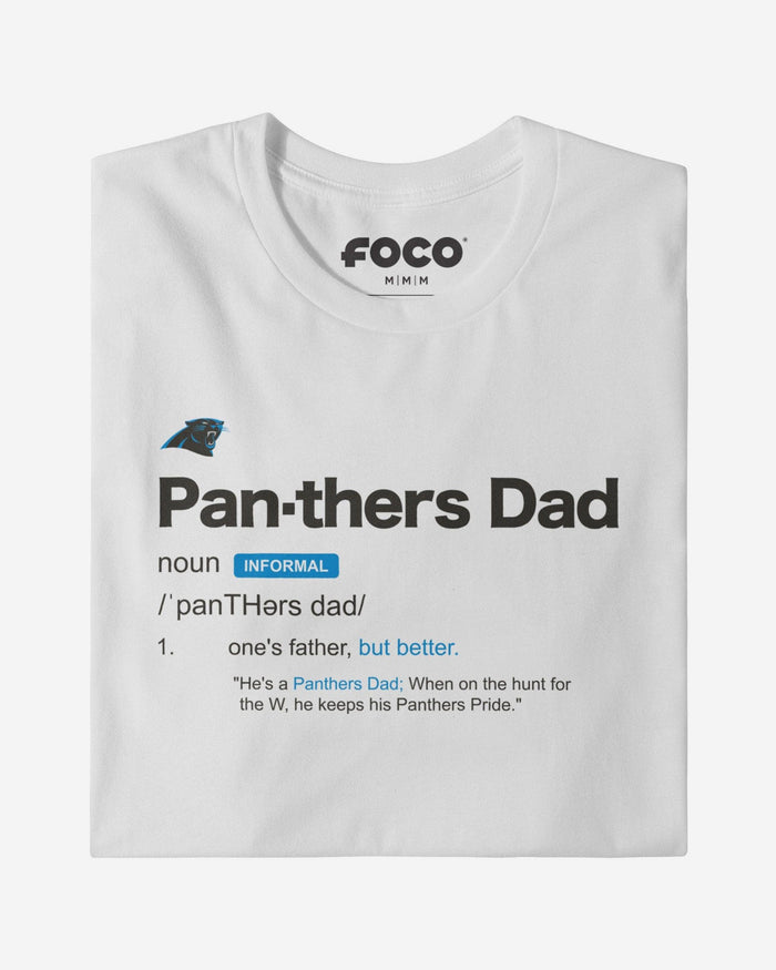 Carolina Panthers Dad Definition T-Shirt FOCO S - FOCO.com