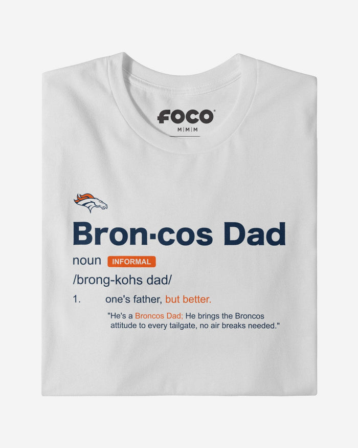 Denver Broncos Dad Definition T-Shirt FOCO S - FOCO.com