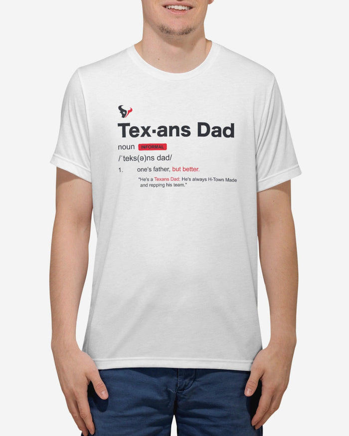 Houston Texans Dad Definition T-Shirt FOCO S - FOCO.com