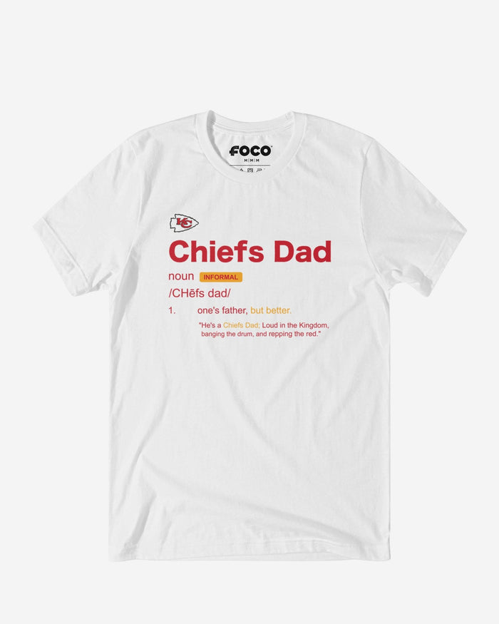 Kansas City Chiefs Dad Definition T-Shirt FOCO S - FOCO.com