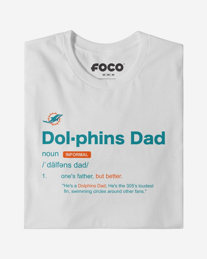 Miami Dolphins Dad Definition T-Shirt FOCO S - FOCO.com