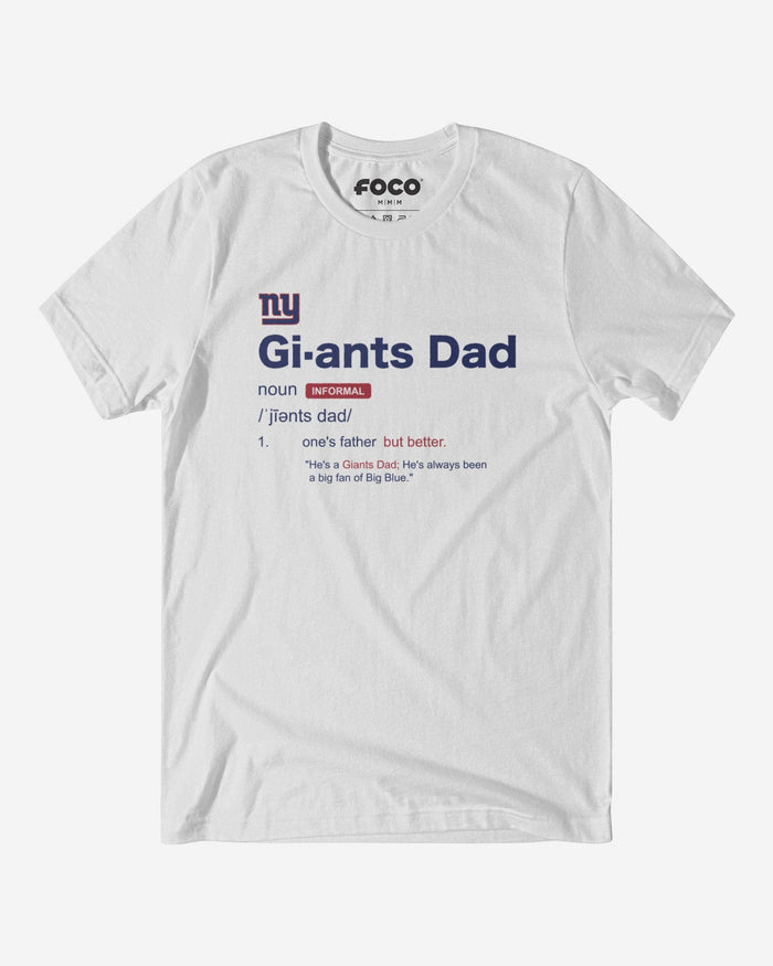 New York Giants Dad Definition T-Shirt FOCO S - FOCO.com