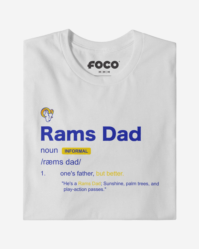 Los Angeles Rams Dad Definition T-Shirt FOCO S - FOCO.com