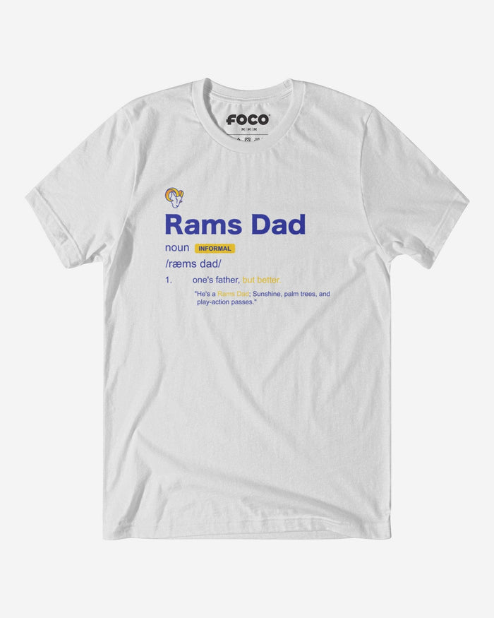Los Angeles Rams Dad Definition T-Shirt FOCO S - FOCO.com