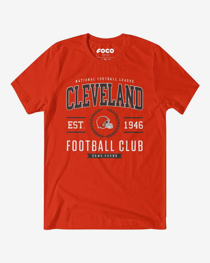 Cleveland Browns Football Club T-Shirt FOCO Poppy S - FOCO.com