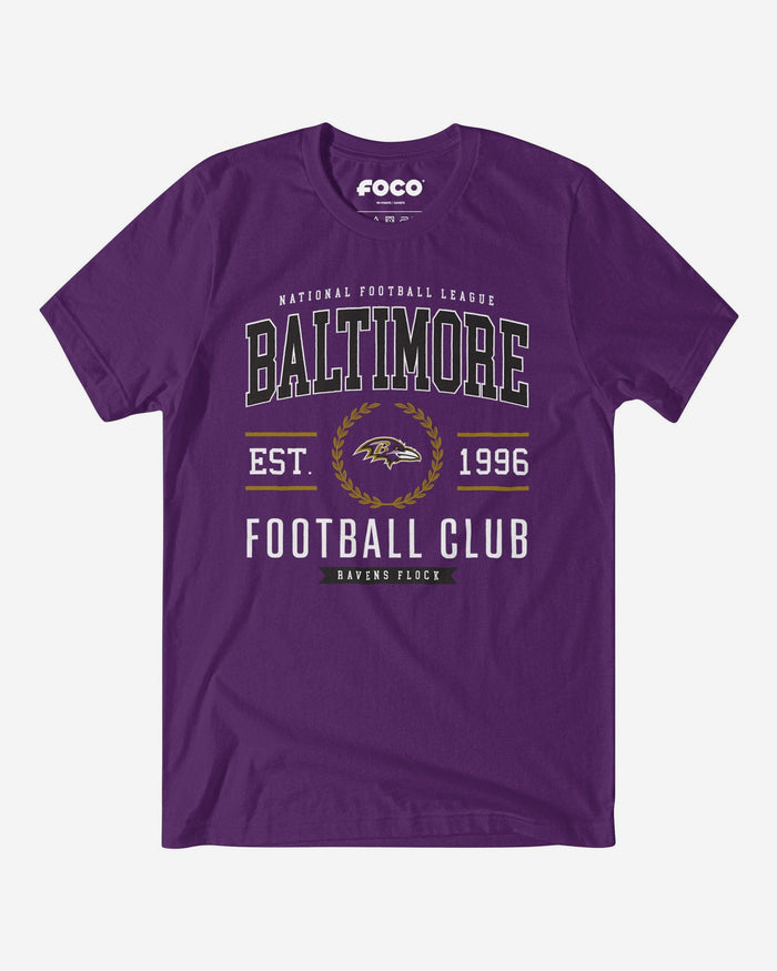 Baltimore Ravens Football Club T-Shirt FOCO Team Purple S - FOCO.com