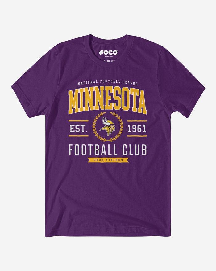Minnesota Vikings Football Club T-Shirt FOCO Team Purple S - FOCO.com