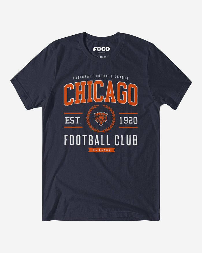 Chicago Bears Football Club T-Shirt FOCO Navy S - FOCO.com