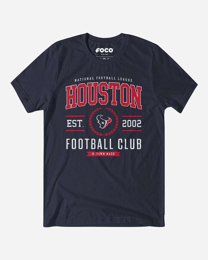 Houston Texans Football Club T-Shirt FOCO Navy S - FOCO.com
