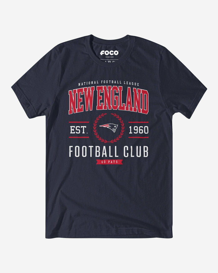 New England Patriots Football Club T-Shirt FOCO Navy S - FOCO.com