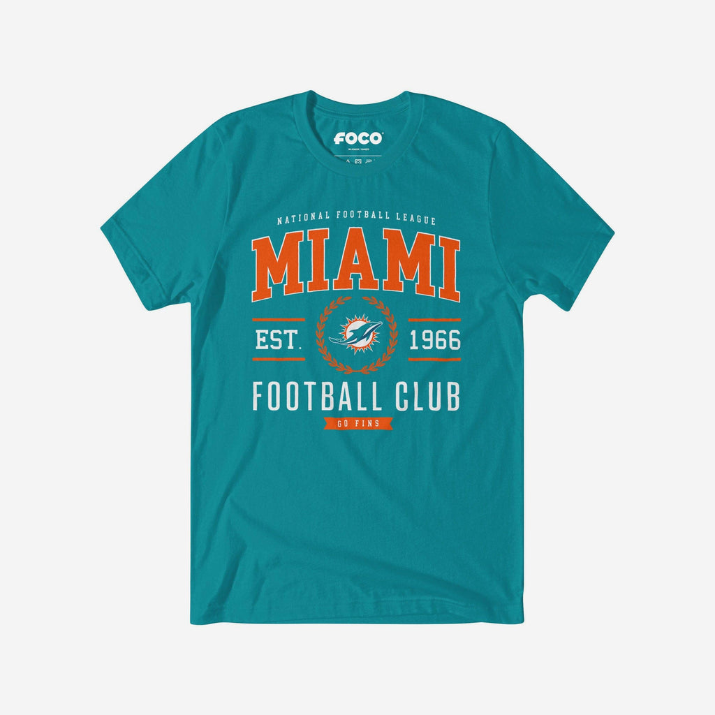 Miami Dolphins Football Club T-Shirt FOCO Marine S - FOCO.com
