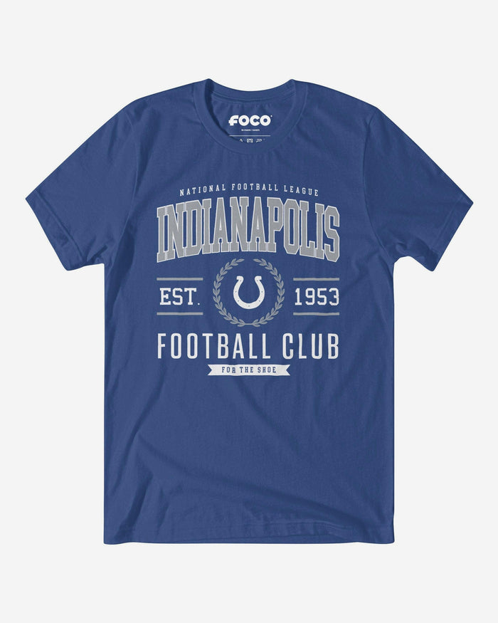 Indianapolis Colts Football Club T-Shirt FOCO True Royal S - FOCO.com