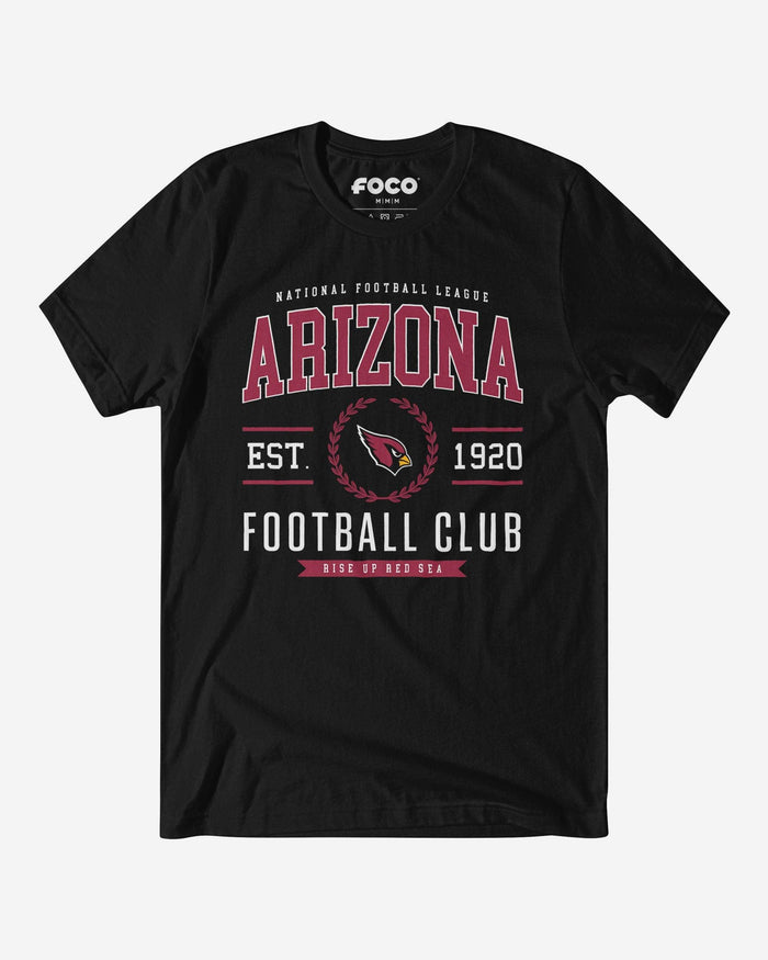 Arizona Cardinals Football Club T-Shirt FOCO Black S - FOCO.com