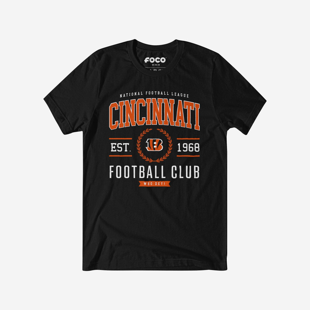 Cincinnati Bengals Football Club T-Shirt FOCO Black S - FOCO.com