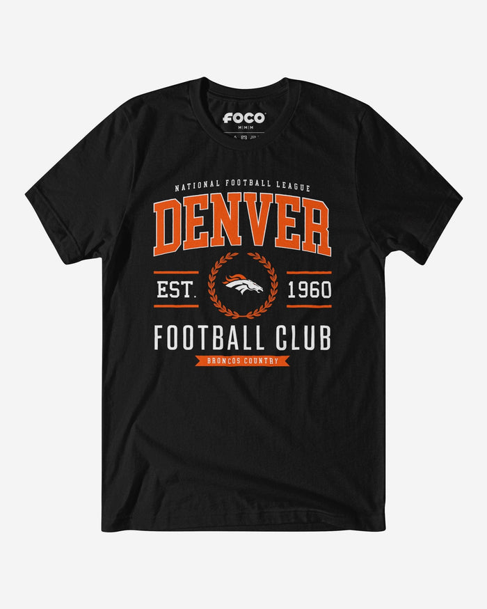 Denver Broncos Football Club T-Shirt FOCO Black S - FOCO.com