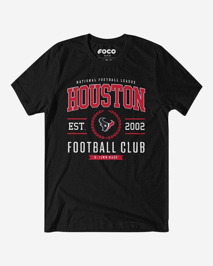 Houston Texans Football Club T-Shirt FOCO Black S - FOCO.com
