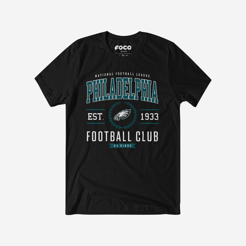 Philadelphia Eagles Football Club T-Shirt FOCO Black S - FOCO.com