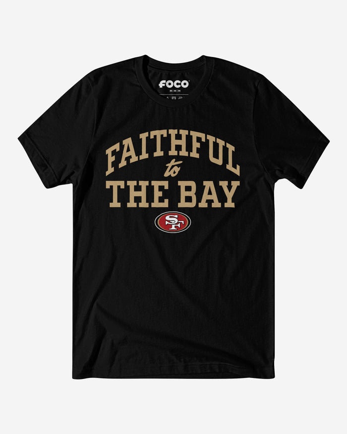 San Francisco 49ers Faithful To The Bay T-Shirt FOCO Black S - FOCO.com