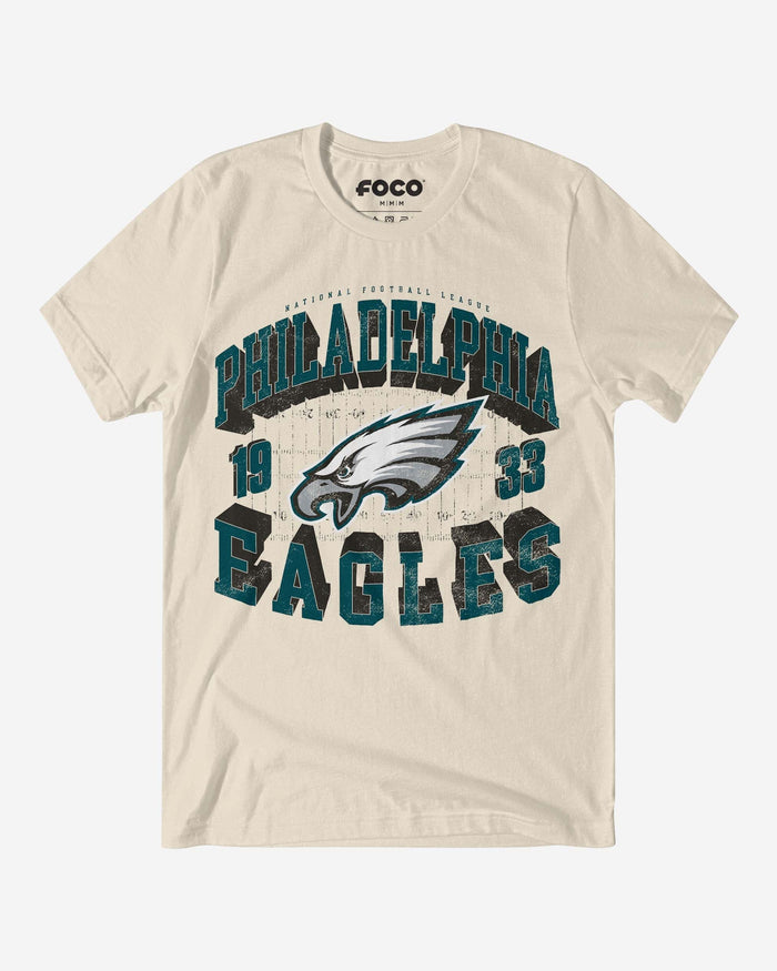 Philadelphia Eagles Field Arched Wordmark T-Shirt FOCO S - FOCO.com