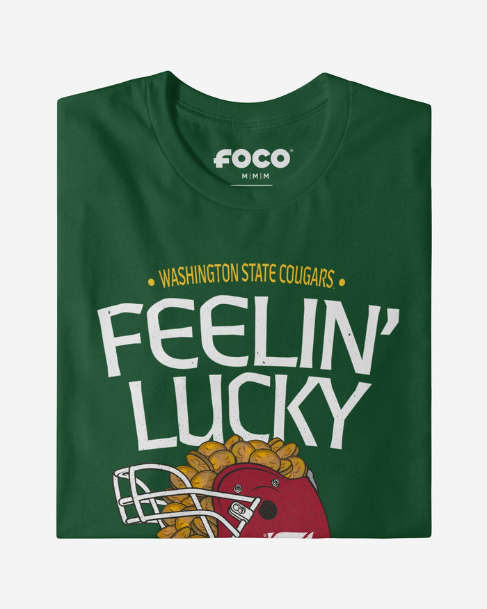 Washington State Cougars Feelin Lucky Helmet T-Shirt FOCO - FOCO.com