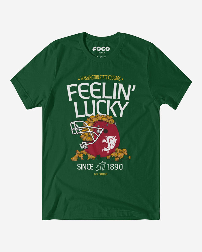 Washington State Cougars Feelin Lucky Helmet T-Shirt FOCO - FOCO.com