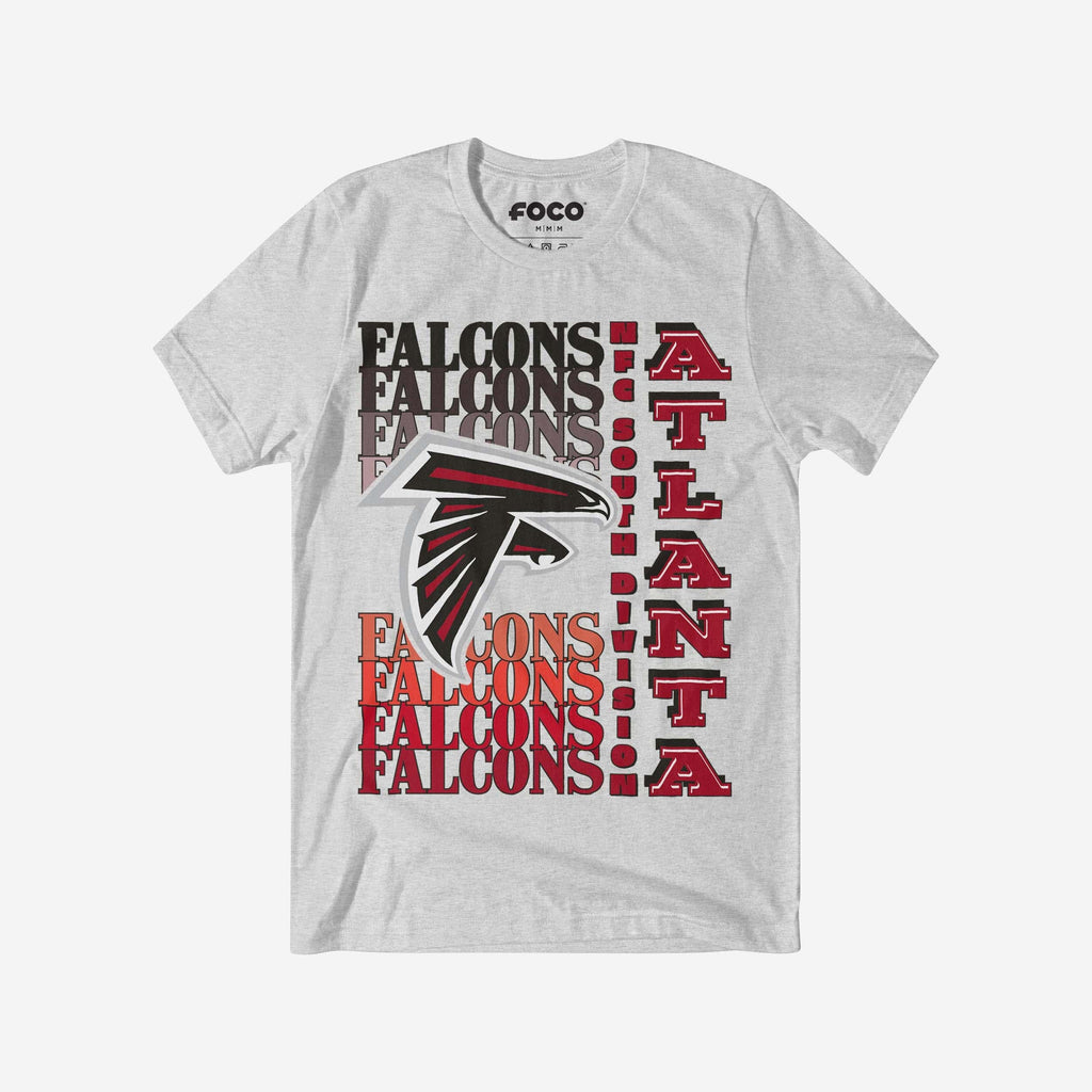 Atlanta Falcons Gradient Wordmark T-Shirt FOCO