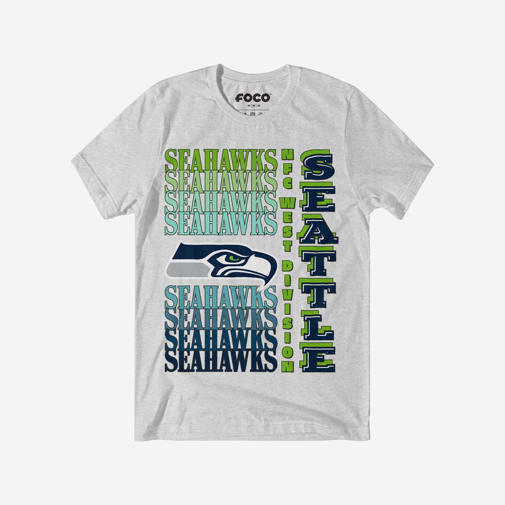 Seattle Seahawks Gradient Wordmark T-Shirt FOCO