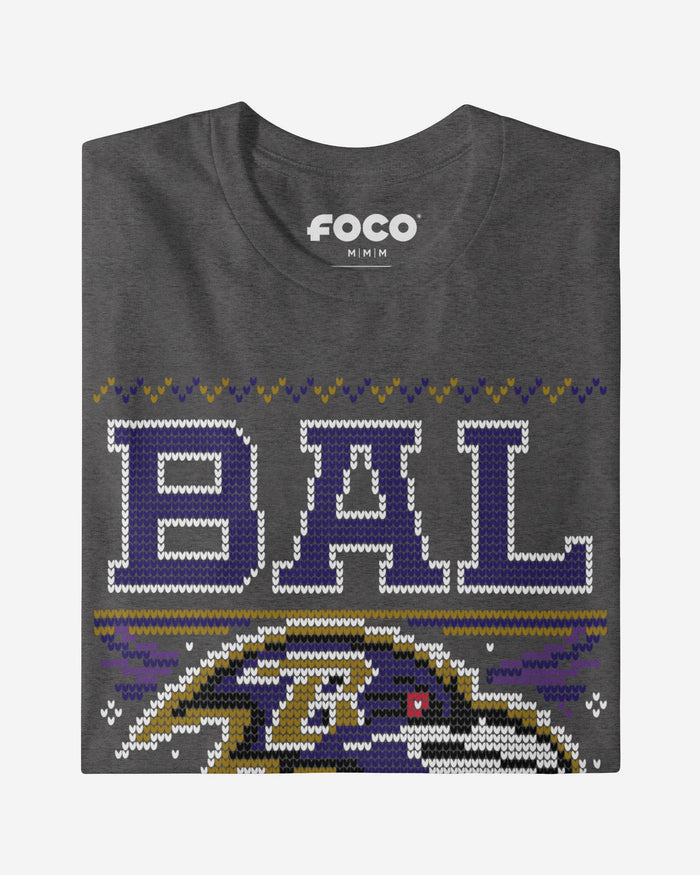 Baltimore Ravens Holiday T-Shirt FOCO S - FOCO.com