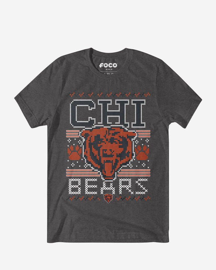 Chicago Bears Holiday T-Shirt FOCO S - FOCO.com