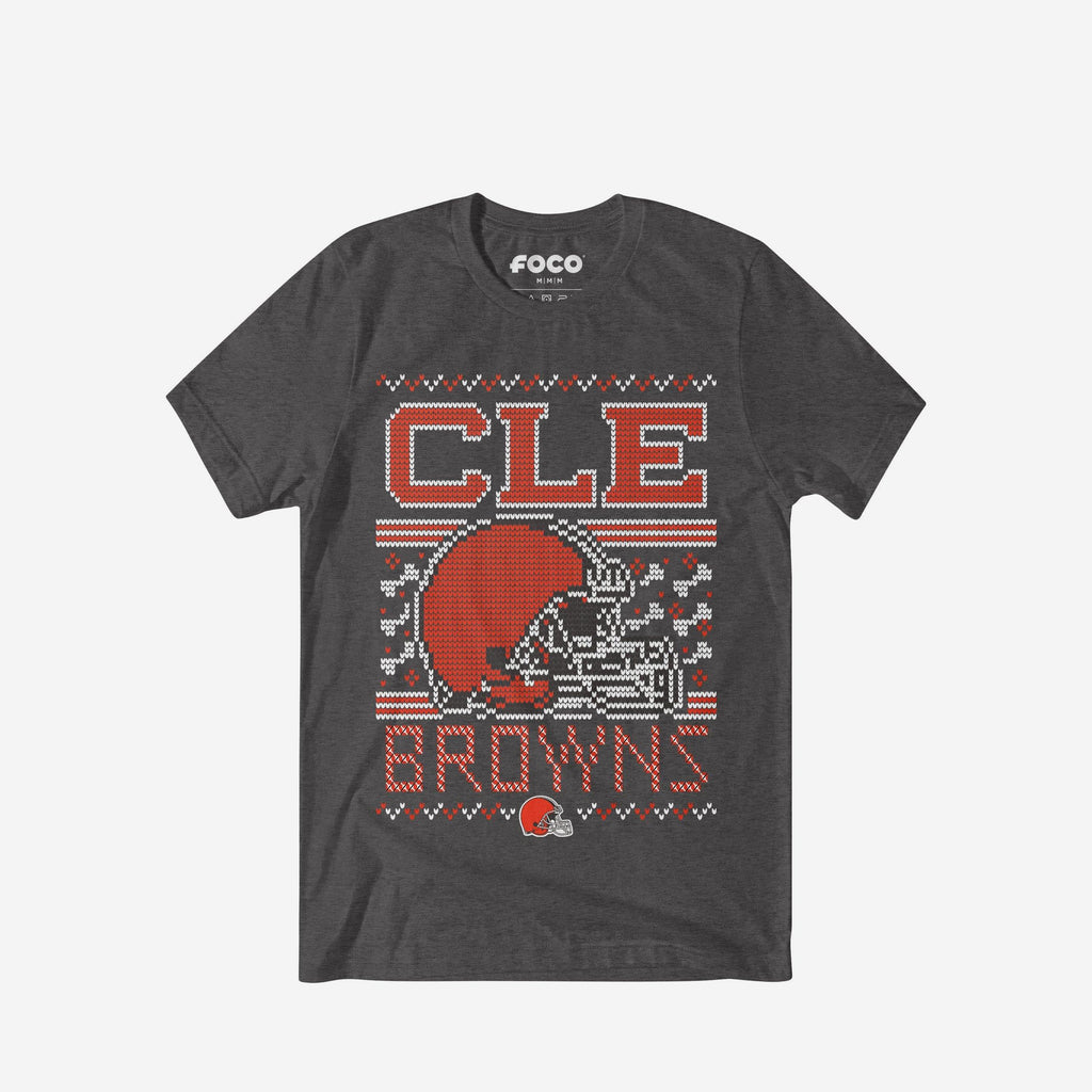 Cleveland Browns Holiday T-Shirt FOCO S - FOCO.com