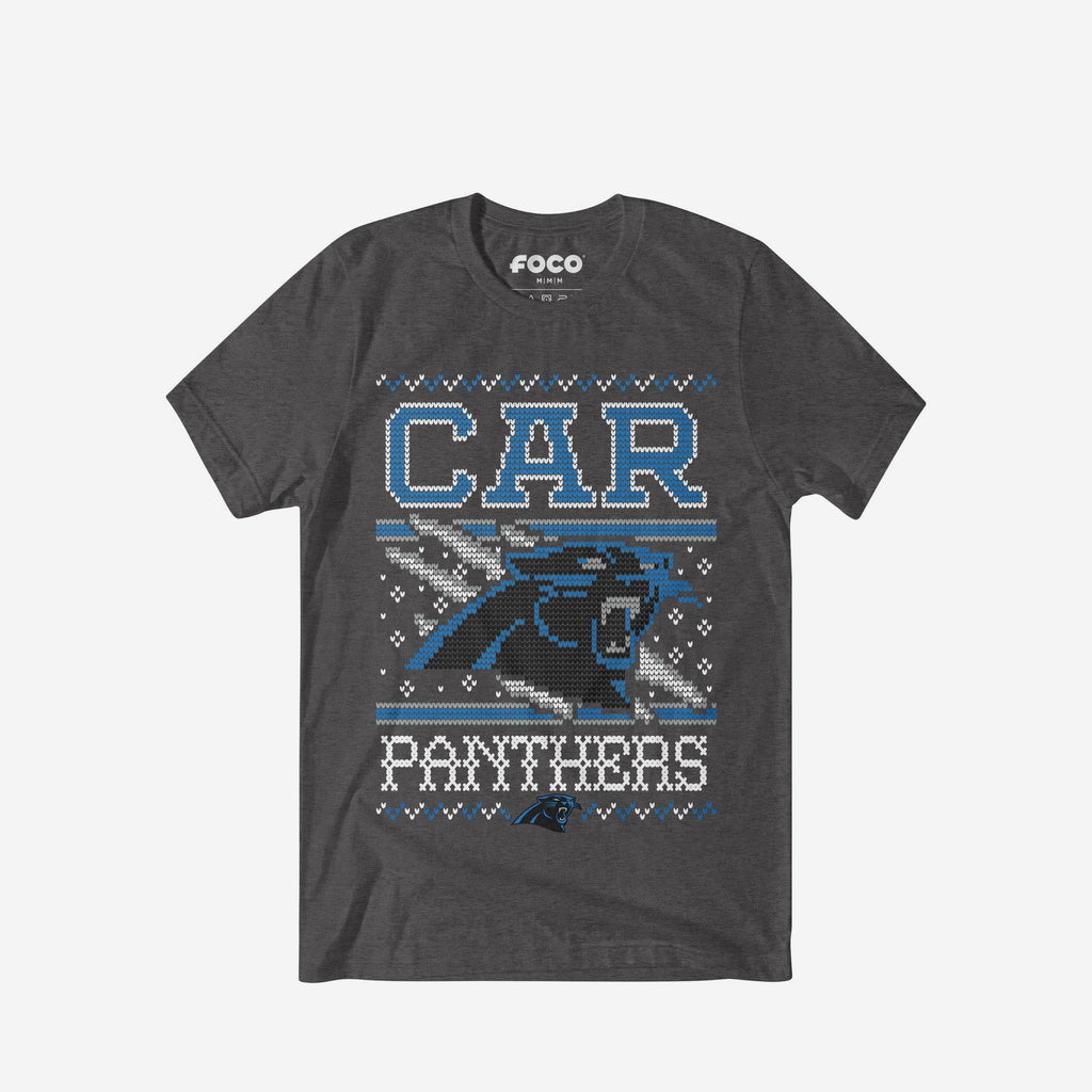 Carolina Panthers Holiday T-Shirt FOCO S - FOCO.com