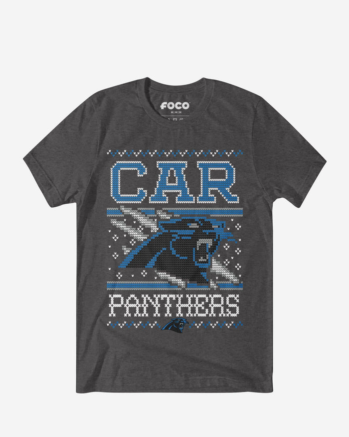 Carolina Panthers Holiday T-Shirt FOCO S - FOCO.com