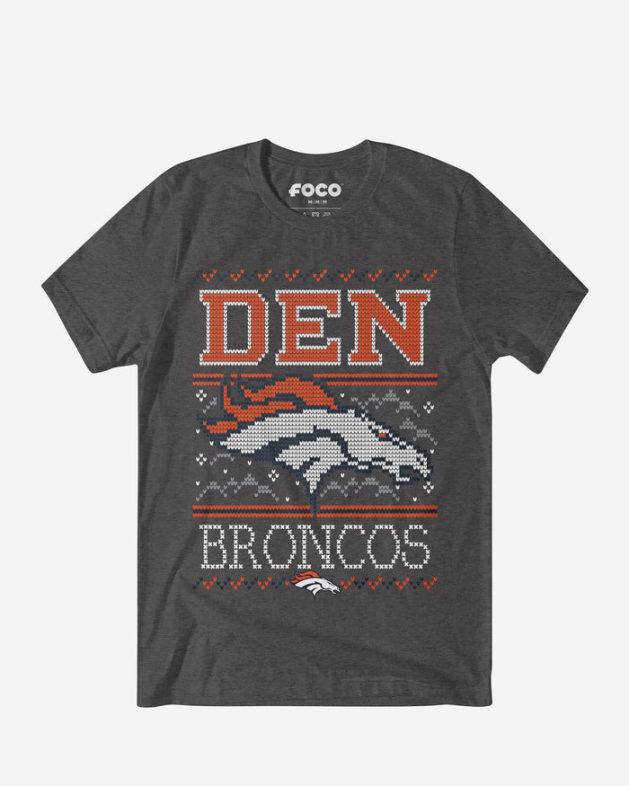 Denver Broncos Holiday T-Shirt FOCO S - FOCO.com