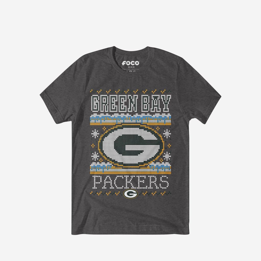 Green Bay Packers Holiday T-Shirt FOCO S - FOCO.com