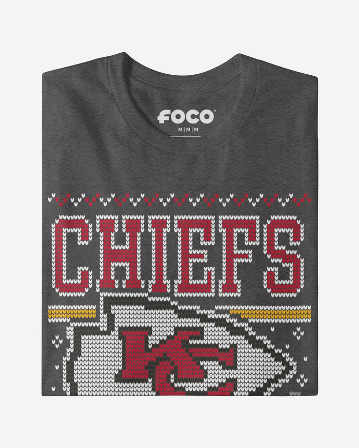 Kansas City Chiefs Holiday T-Shirt FOCO S - FOCO.com