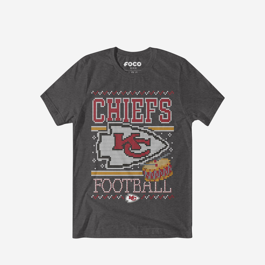 Kansas City Chiefs Holiday T-Shirt FOCO S - FOCO.com