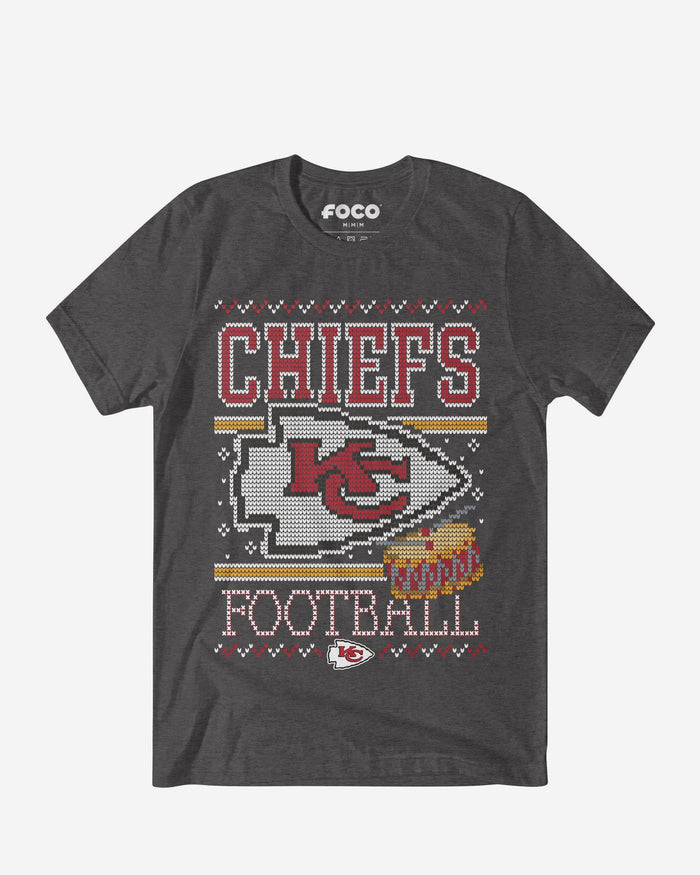 Kansas City Chiefs Holiday T-Shirt FOCO S - FOCO.com