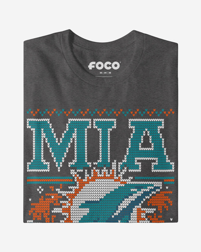 Miami Dolphins Holiday T-Shirt FOCO S - FOCO.com