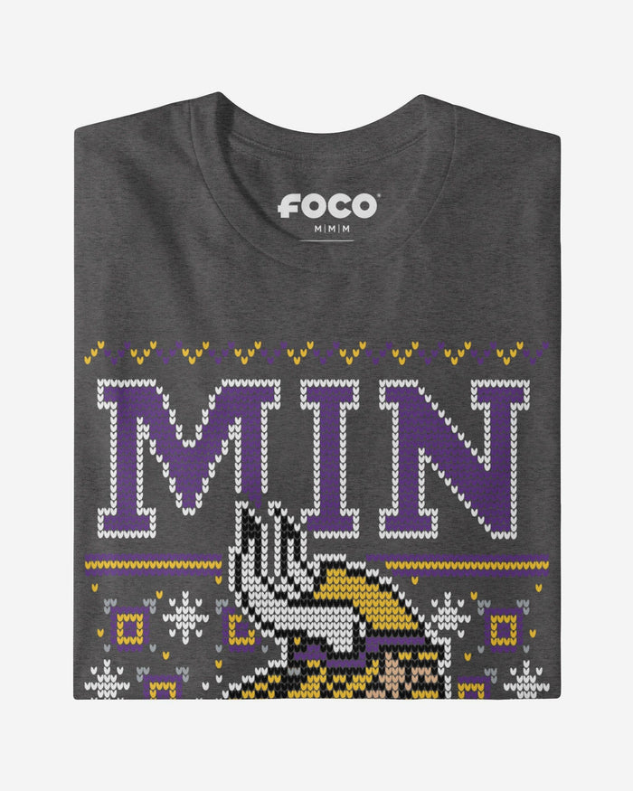 Minnesota Vikings Holiday T-Shirt FOCO S - FOCO.com