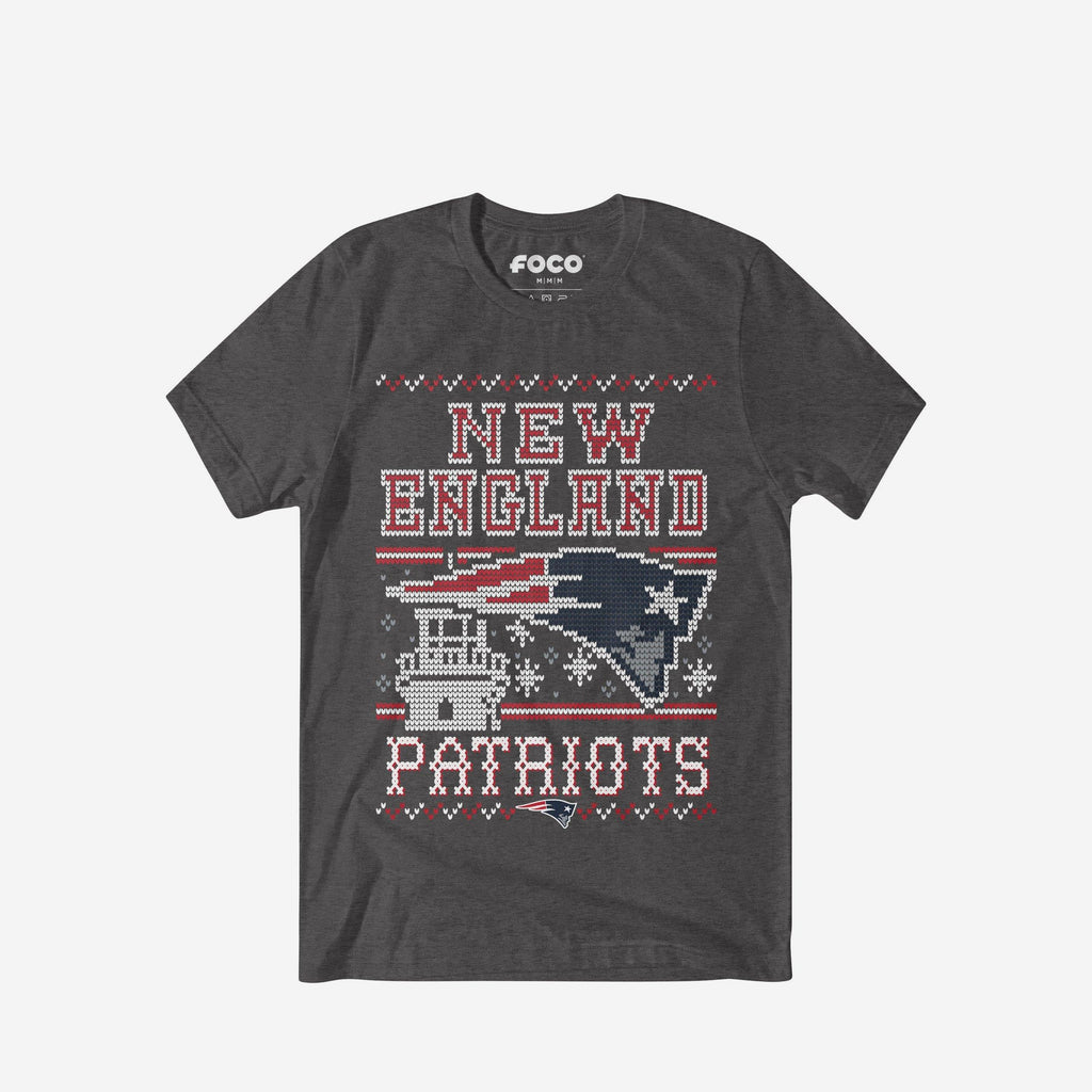 New England Patriots Holiday T-Shirt FOCO S - FOCO.com
