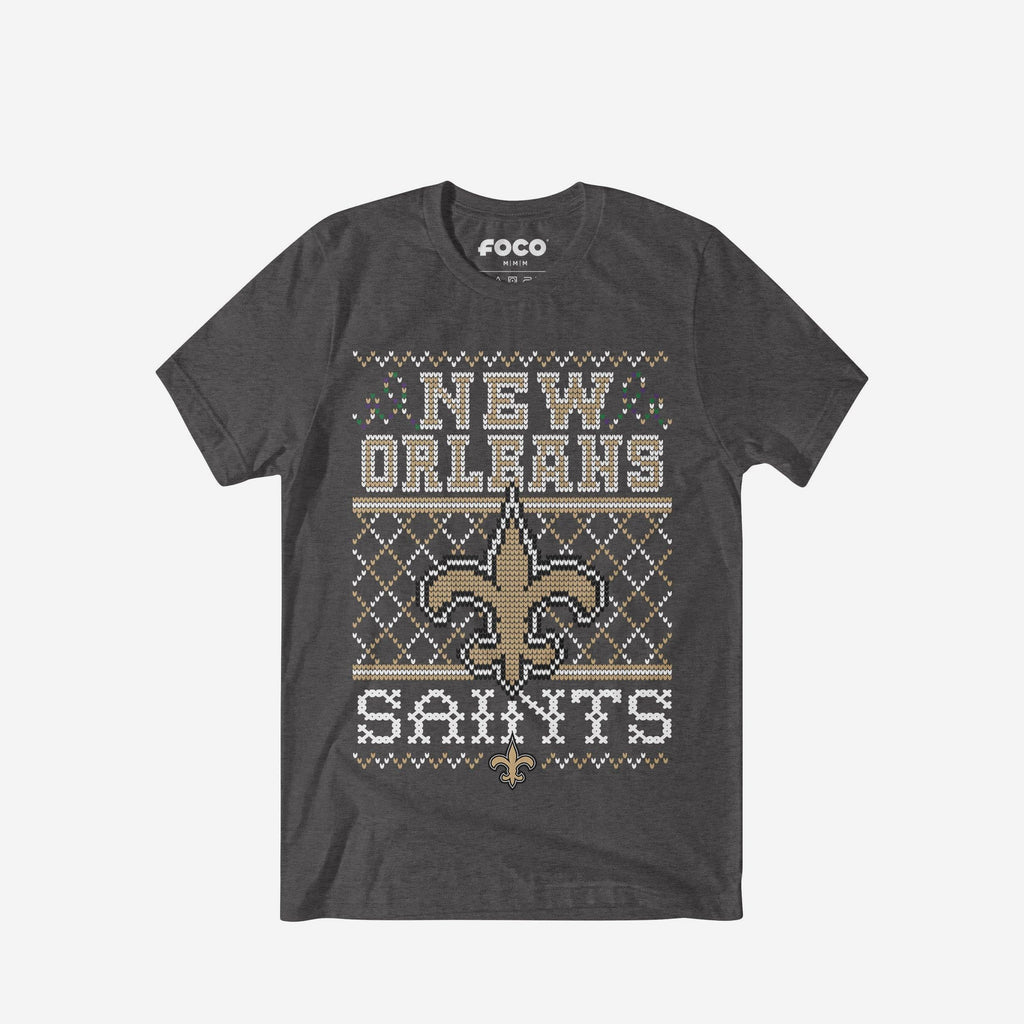 New Orleans Saints Holiday T-Shirt FOCO S - FOCO.com