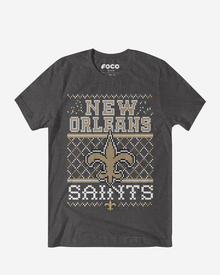 New Orleans Saints Holiday T-Shirt FOCO S - FOCO.com