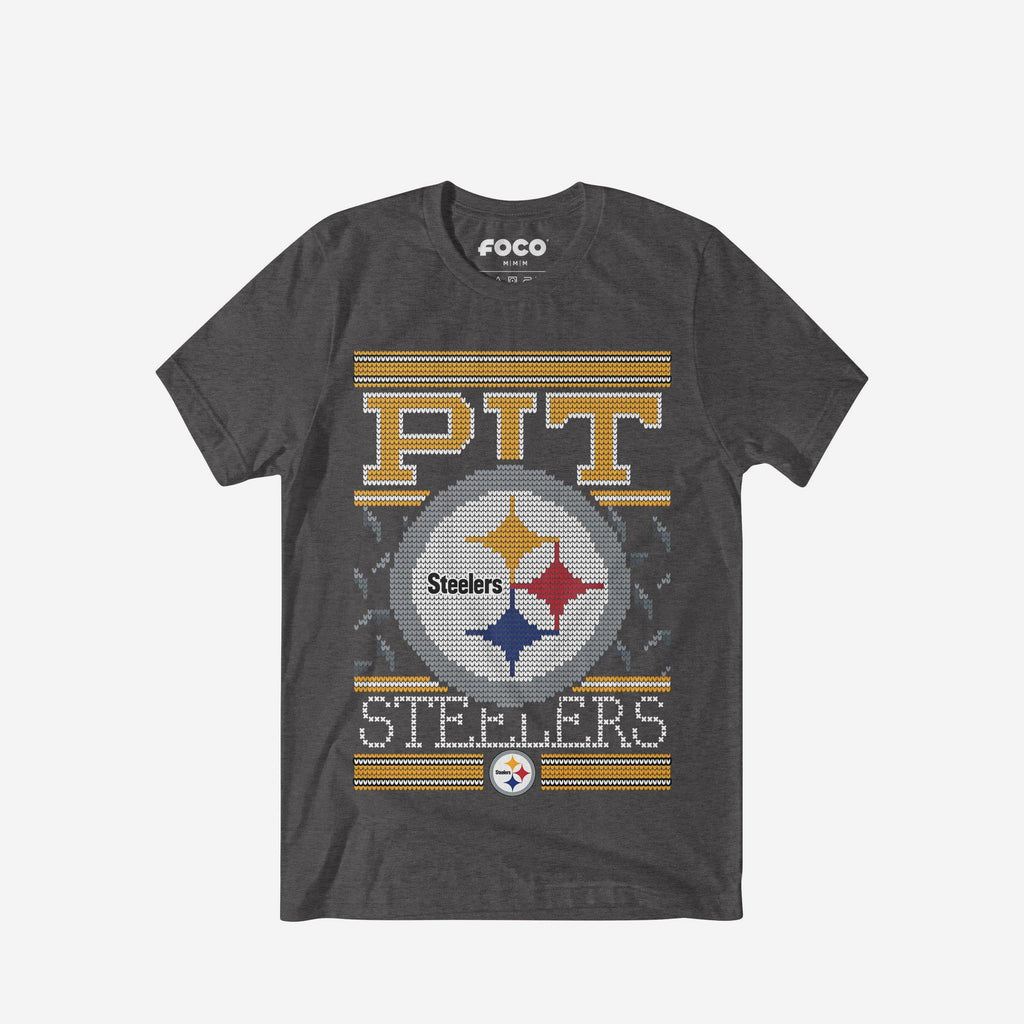 Pittsburgh Steelers Holiday T-Shirt FOCO S - FOCO.com