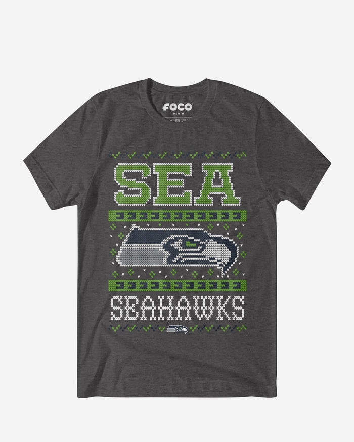 Seattle Seahawks Holiday T-Shirt FOCO S - FOCO.com