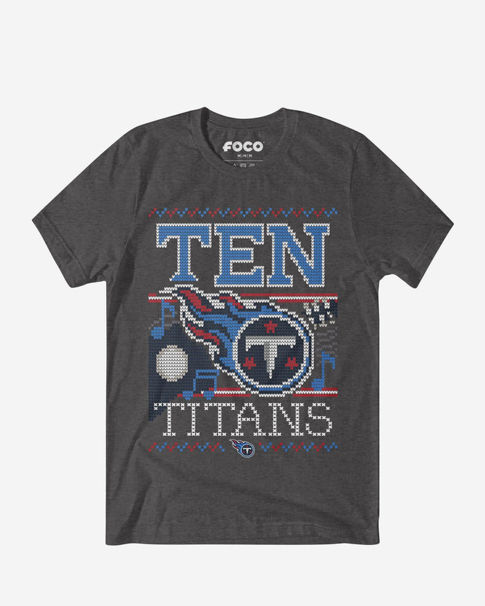 Tennessee Titans Holiday T-Shirt FOCO S - FOCO.com