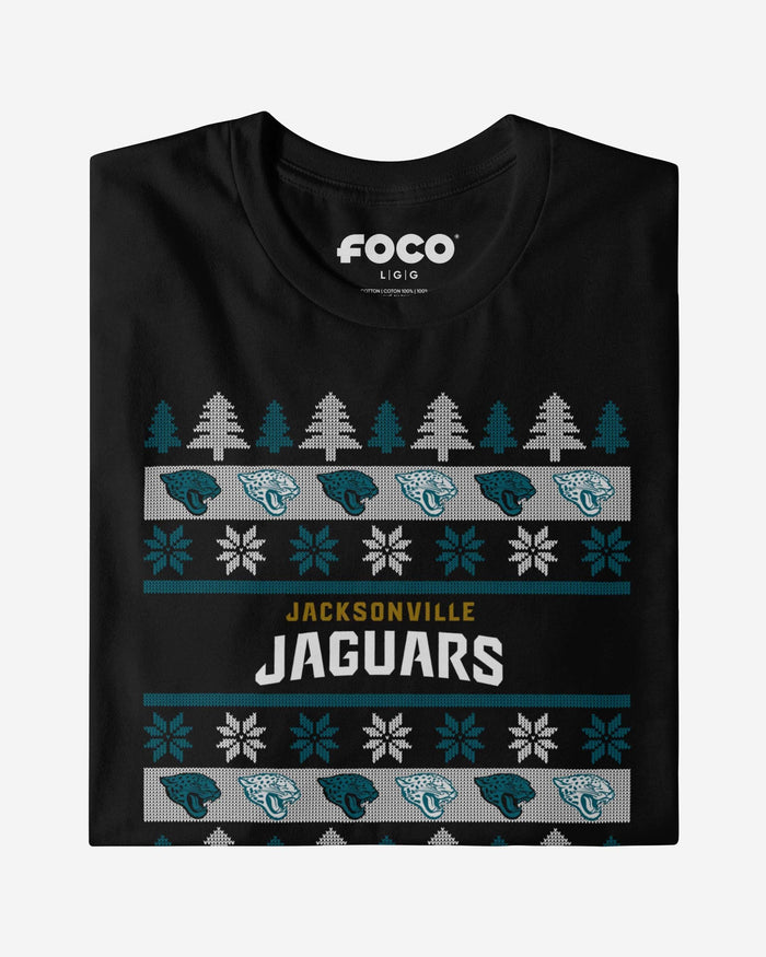 Jacksonville Jaguars Holiday Sweater T-Shirt FOCO - FOCO.com