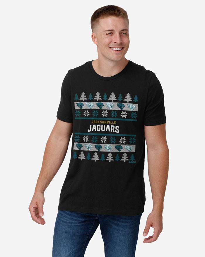 Jacksonville Jaguars Holiday Sweater T-Shirt FOCO - FOCO.com