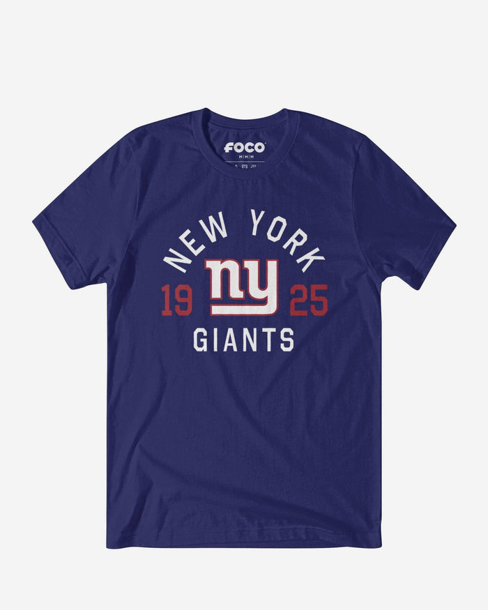 New York Giants Heritage Print T-Shirt FOCO Black S - FOCO.com