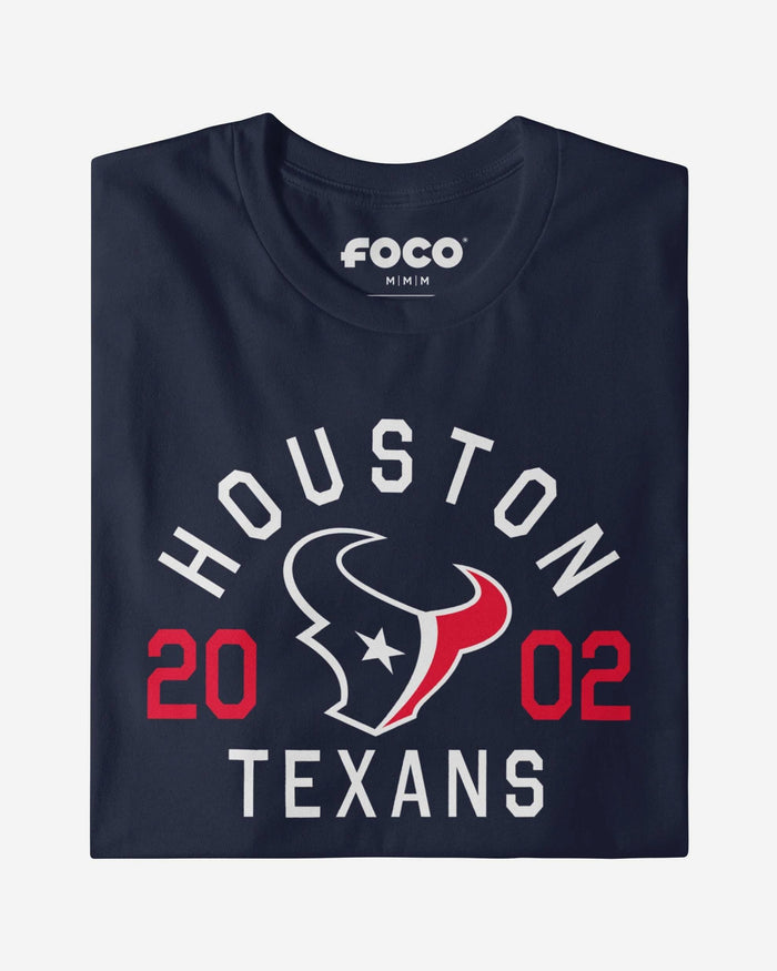 Houston Texans Heritage Print T-Shirt FOCO Black S - FOCO.com