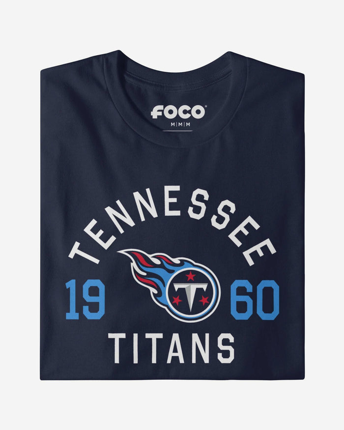 Tennessee Titans Heritage Print T-Shirt FOCO Black S - FOCO.com